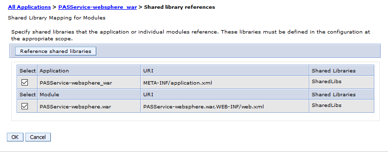 WebSphere _SharedLibs